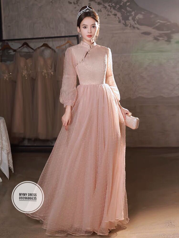 Đầm dạ hội xòe thiết kế bẹt vai quyến rũ - D516 - AloraShop21